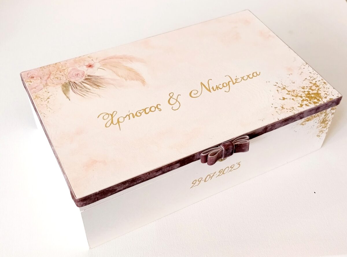 Circlet wedding box Rose WS030