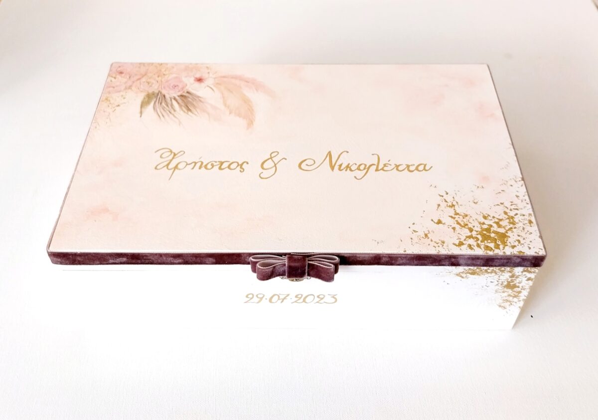 Circlet wedding box Rose WS030