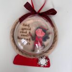 Personalized Christmas Ornaments with wishes CHS036