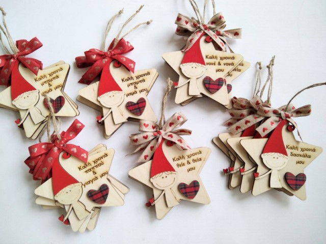 Personalized Christmas wishes ornaments CHS031