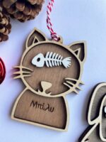 Personalized Christmas wishes ornaments with pet name CHS034