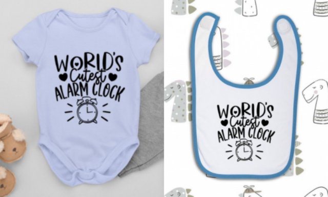 Σετ δώρου για νεογέννητα Worlds cutest alarm clock NBG111