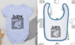 Νewborn gift set Baby nutritional facts NBG113