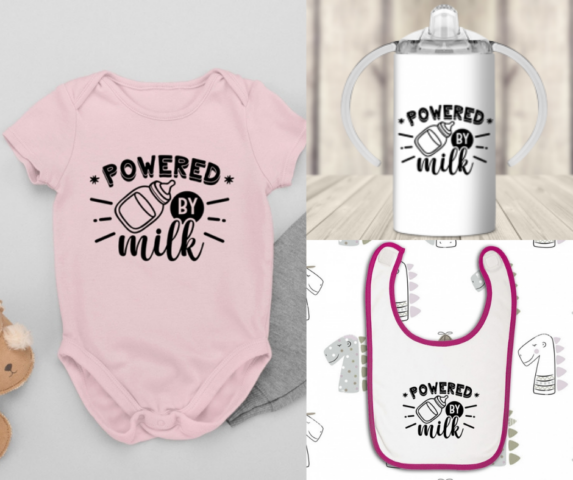 Νewborn gift set Powered by milk NBG104
