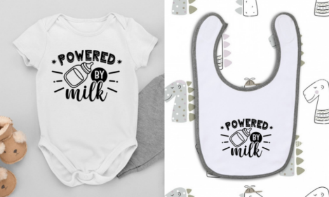 Νewborn gift set Powered by milk NBG107