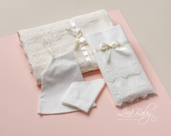 Christening sheets & Underwear for baby girls Neraidene 1545
